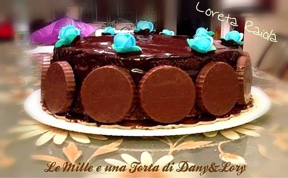 Torta wafer ripiena di crema alla nocciola