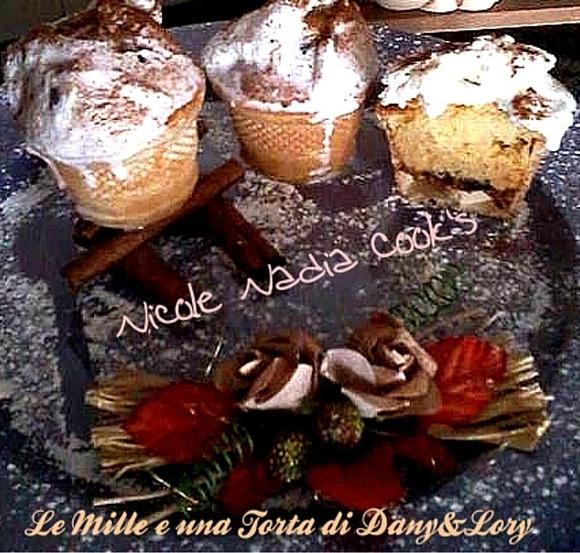 Gelato alla ricotta o panna per muffin