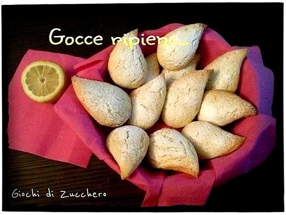 Gocce ripiene al limone