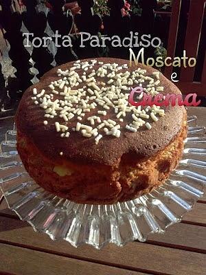 Torta paradiso al moscato e crema