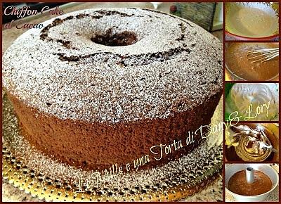 Chiffon cake al cacao
