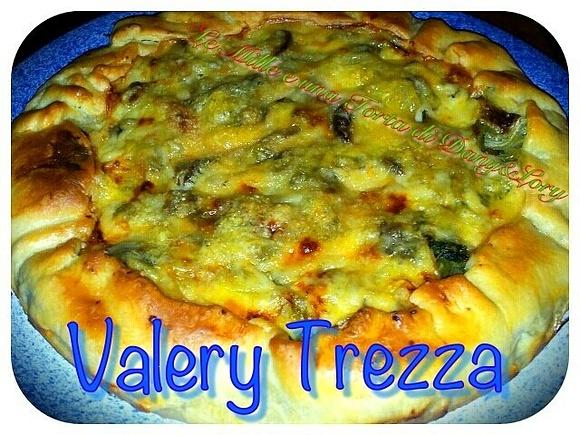 Quiche di scarole e provola