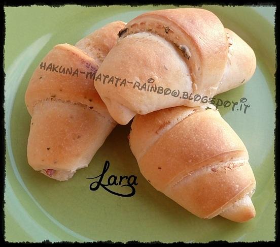 Croissant salati piccanti