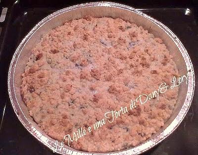 Sbriciolata con ricotta e scaglie di cioccolato