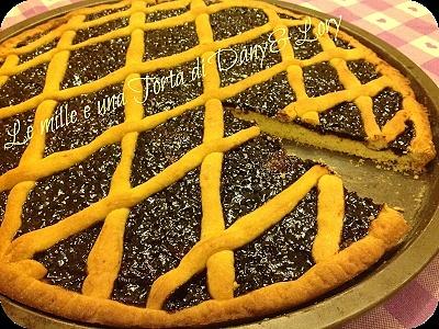 Crostata con marmellata di prugne