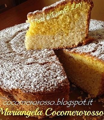 Torta bicolore alle mandorle