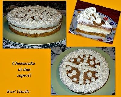 Cheesecake ai due sapori