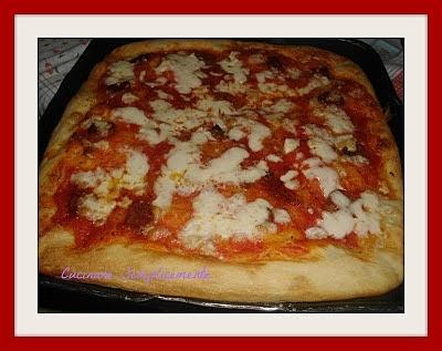 Pizza con birra