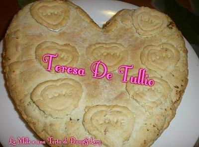 Cuore di frolla ripieno di nutella