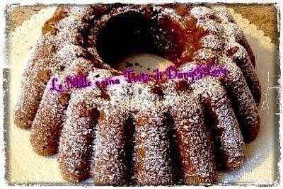 Ciambella al pandoro e cioccolato con cuore morbido
