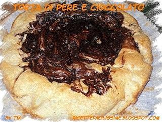 Torta di pere e cioccolato