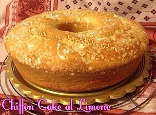 Chiffon cake al limone senza lattosio