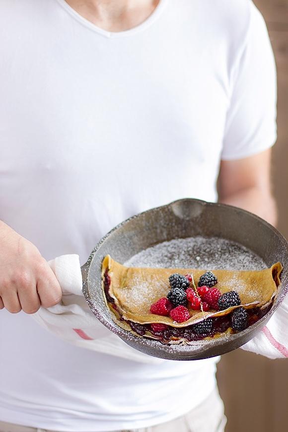 Crêpes senza latte e uova