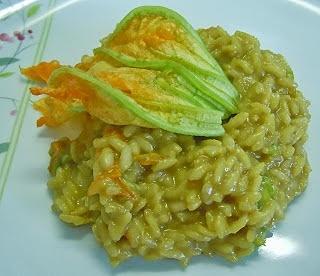 Risotto ai fiori di zucca