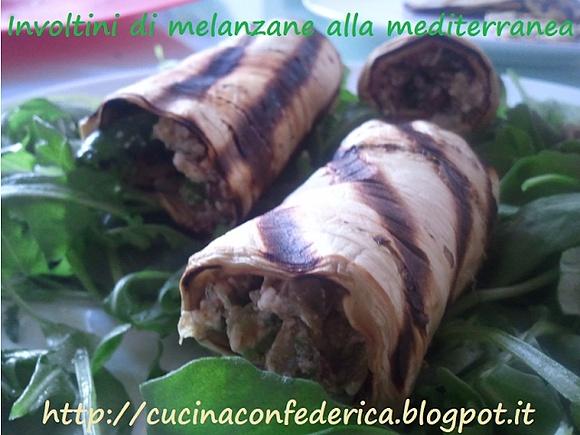 Involtini di melanzane alla mediterranea