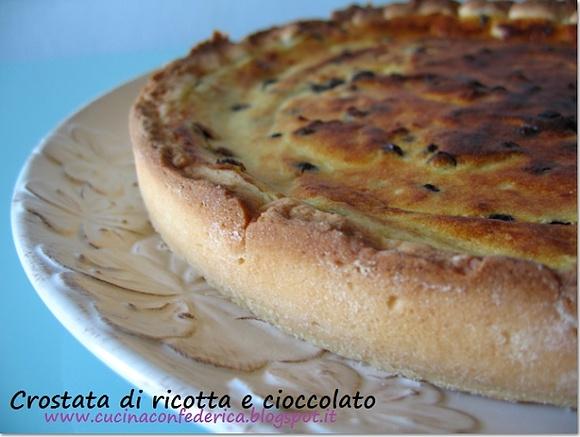 Crostata di Ricotta e Cioccolato