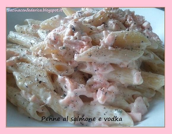 Penne al salmone e vodka per la Vigilia di Natale