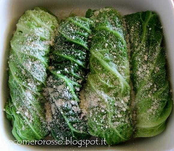 Involtini di verza con tonno e patate