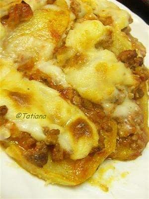 Hash potato mussakà con carne e patate