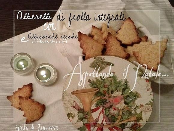 Alberelli integrali con albicocche secche e cannella