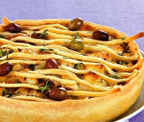 Torta salata con merluzzo e patate