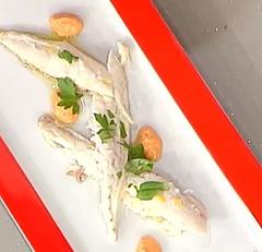Filetto di orata al sale con finocchietto e maionese