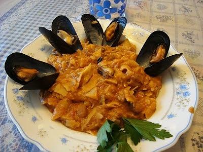 Pasta fagioli vongole e cozze