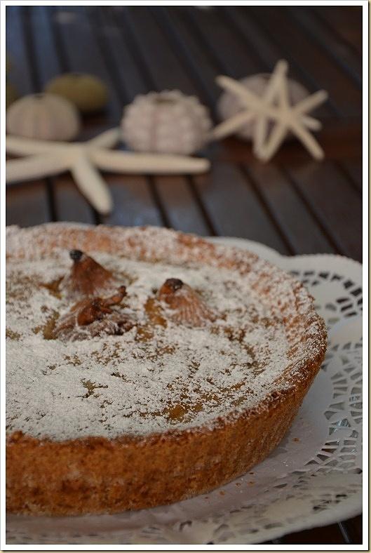 Crostata senza glutine di fichi e limoni
