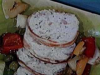 Polpettone di pollo con prosciutto affumicato