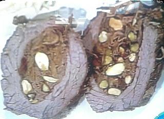 Tasca di manzo ripiena con purè al Dragoncello