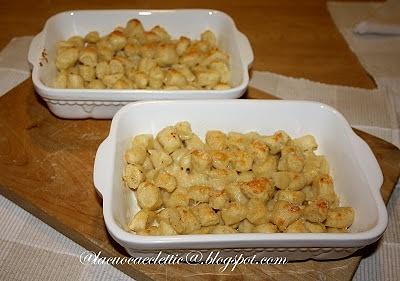 Gnocchi di ricotta gratinati al forno e swap natalizio