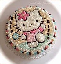 LA CUOCA FELICE: TORTA HELLO KITTY ( Metodo passo passo per realizzarla)