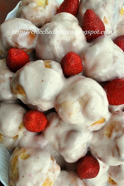 Profiteroles alla Fragola