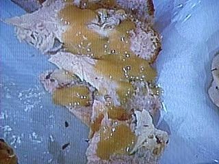 Cappone ripieno con purea di castagne