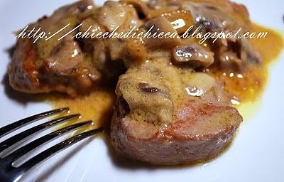 Filetto di Maiale ai Funghi Champignon