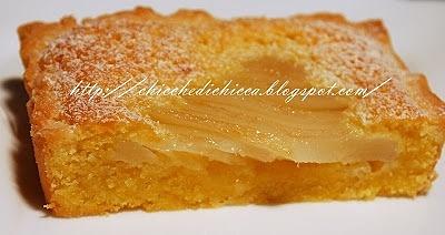 Crostata con pere e crema di mandorle