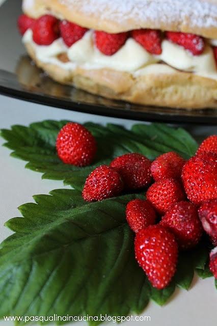 Paris Brest alle fragoline di bosco con sorpresa