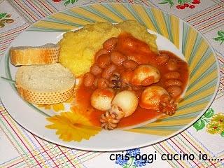 Seppioline con fagioli