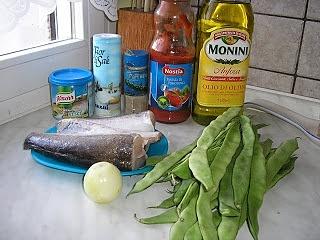 Fagiollini verdi con nasello