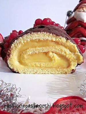 Bûche de Noël fatta in casa