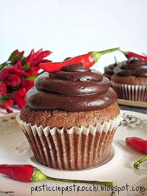 Cupcake afrodisiaco con cioccolato e peperoncino