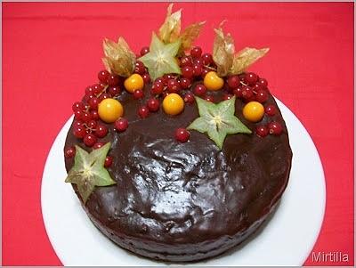 Sacher torta natalizia