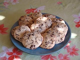Biscotti morbidi con ciocco e banana