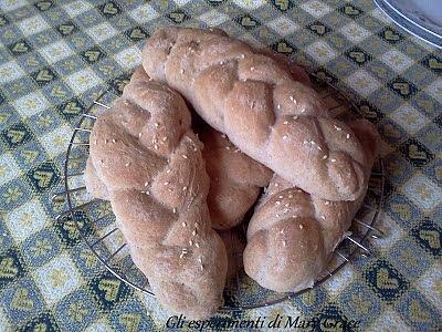 Treccine di riso e farro integrale alle noci