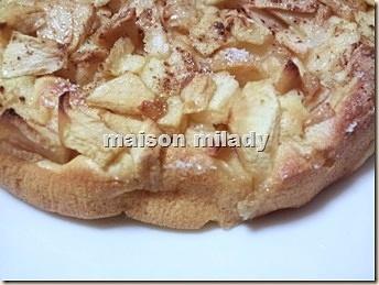 Torta di mele e labne senza zucchero