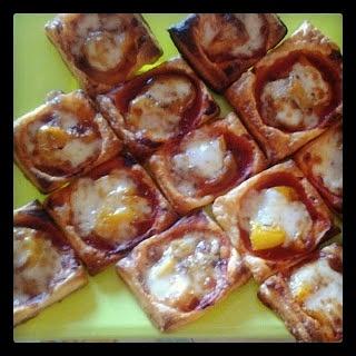 Pizzette rustiche ai peperoni