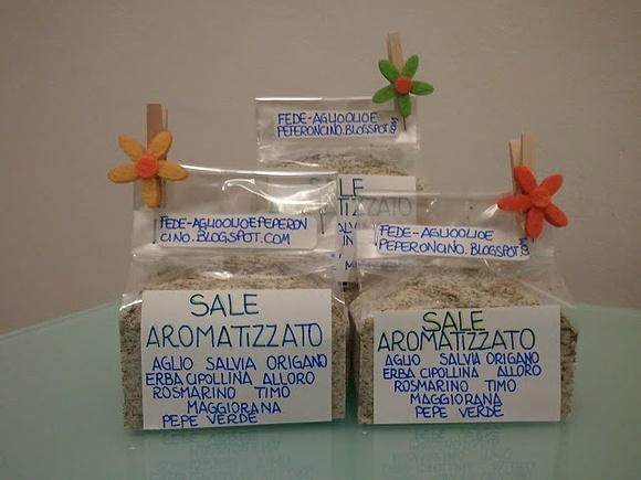 Sale aromatizzato per insaporire i piatti