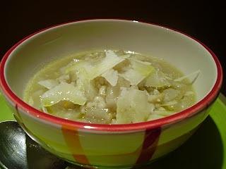 Zuppa di orzo e topinambur