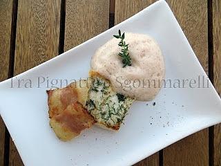 Pesce spada saltato al finocchietto selvatico con guanciale croccante e spuma di fagioli Munachedda