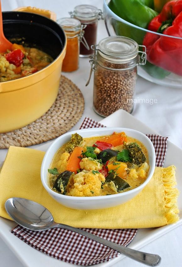 Curry di Verdure compatibile con dieta gluten free